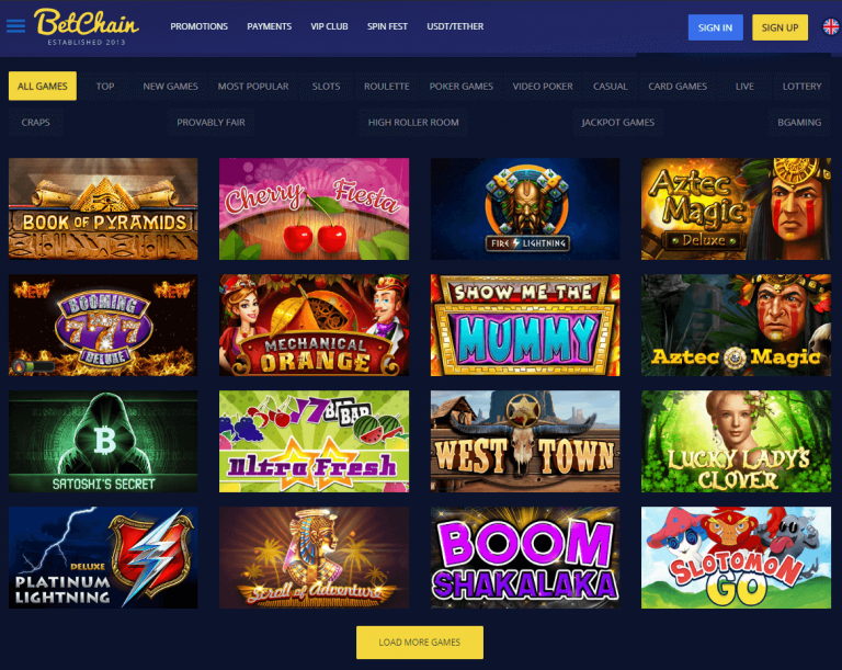 BetChain Bitcoin Casino Review & Guide | Cryptimi