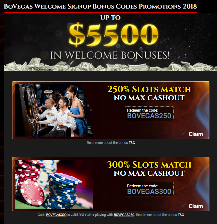 Bovegas Free Spins 2019