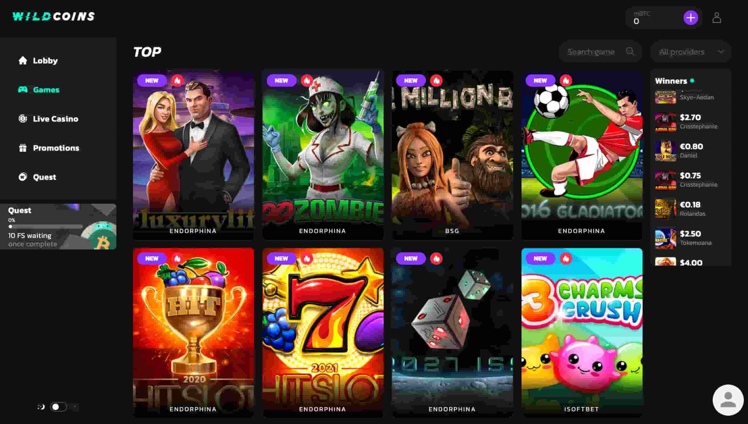 WildCoins Full Casino Review [Updated 2022] | Cryptimi